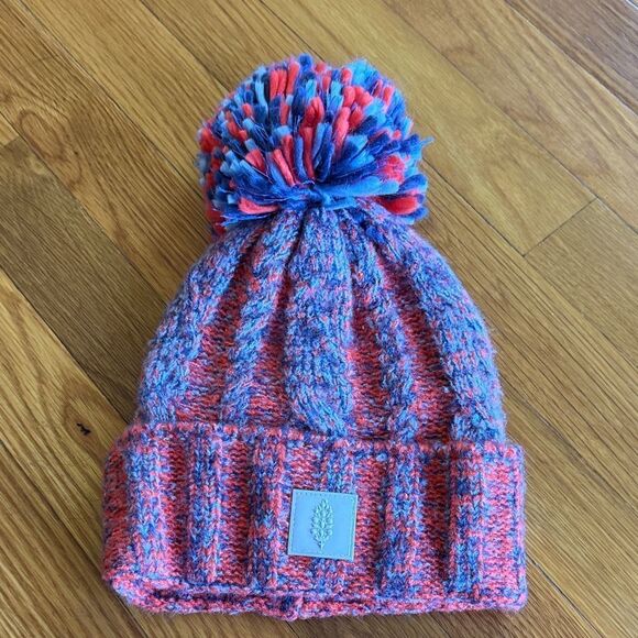 Free People Movement Pom Party Reflective Beanie